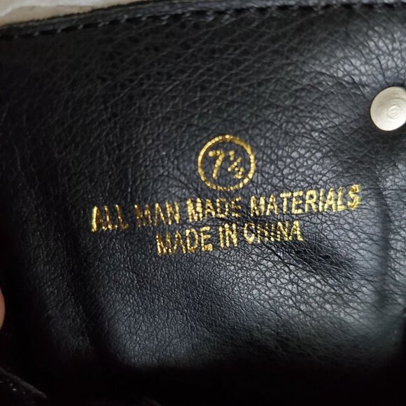 Liliana womens ankle booties Black Studded Peep Toe zipper closure high Sz 7.5 - Picture 3 of 13